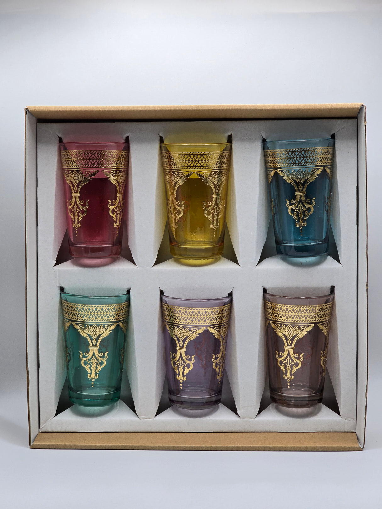 Tasses à thé traditionnelles - Lot de 6