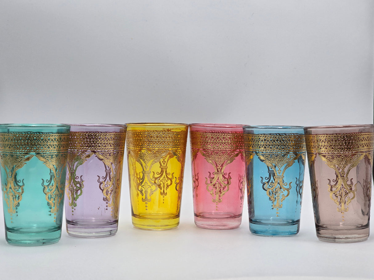 Tasses à thé traditionnelles - Lot de 6