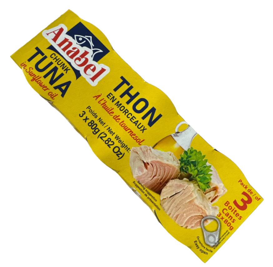Anabel Tuna in Sunflower oil 3x80g