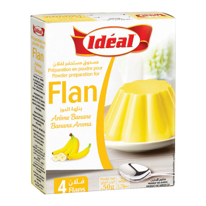 Flan Ideal Banana custard 50g