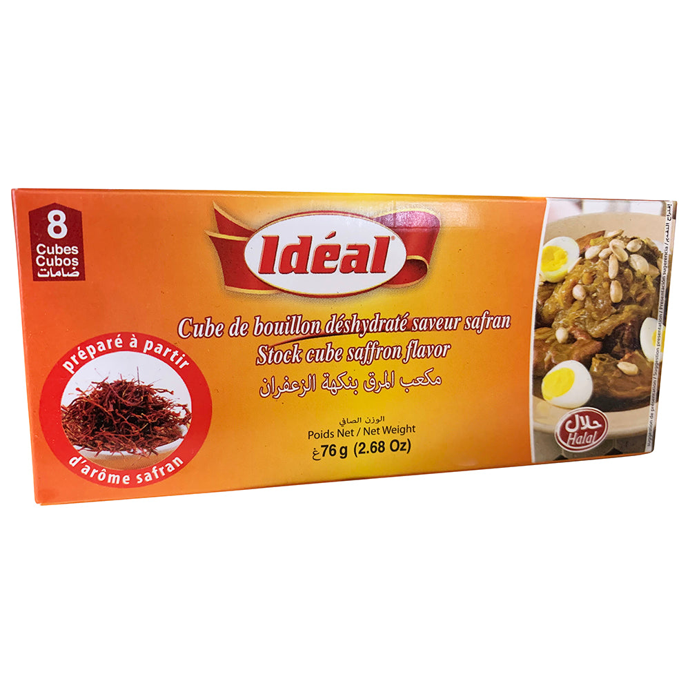 Halal IDEAL Broth stock Saffron Flavour 8 cubes