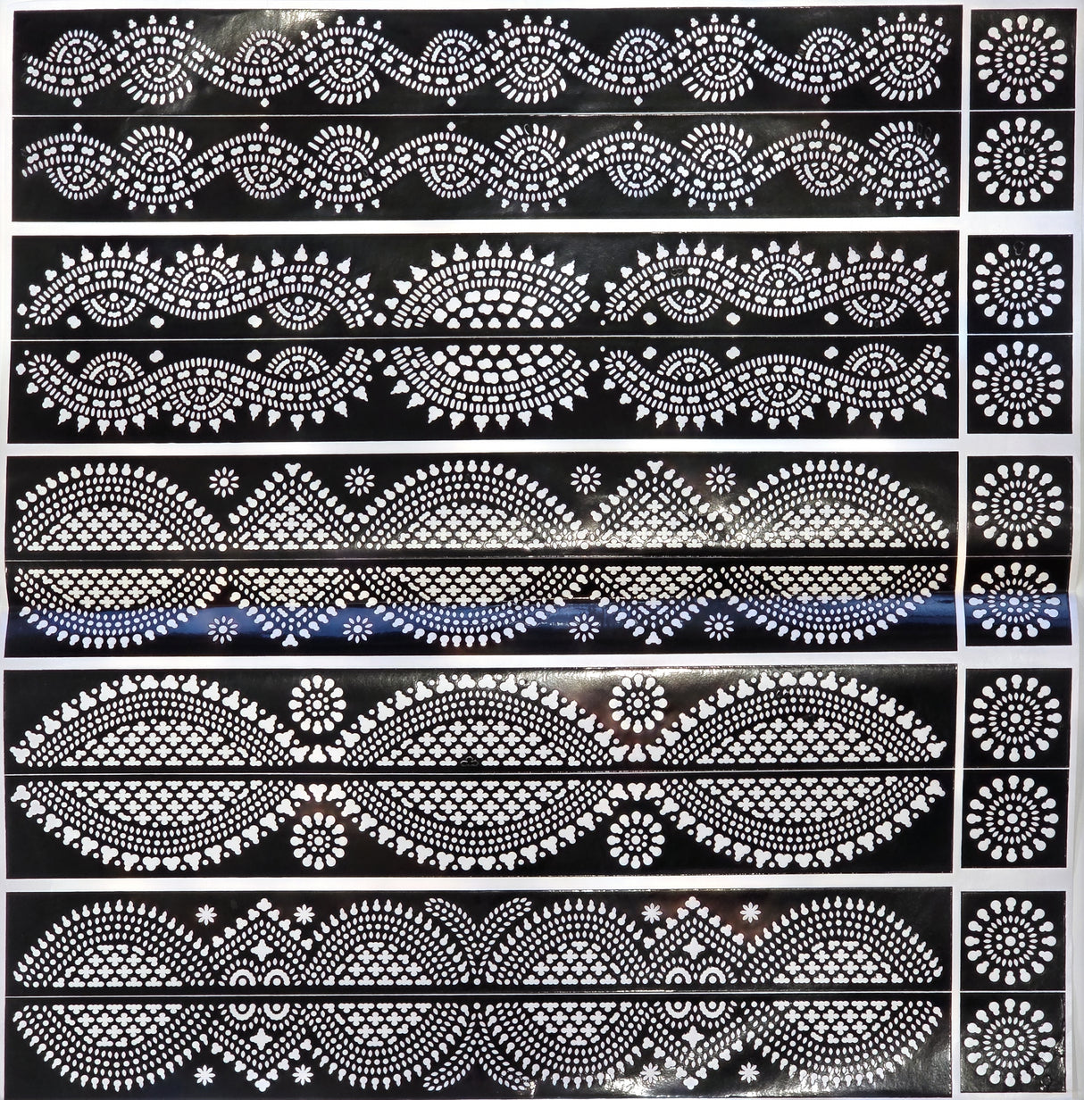 Pochoirs de tatouage au henné