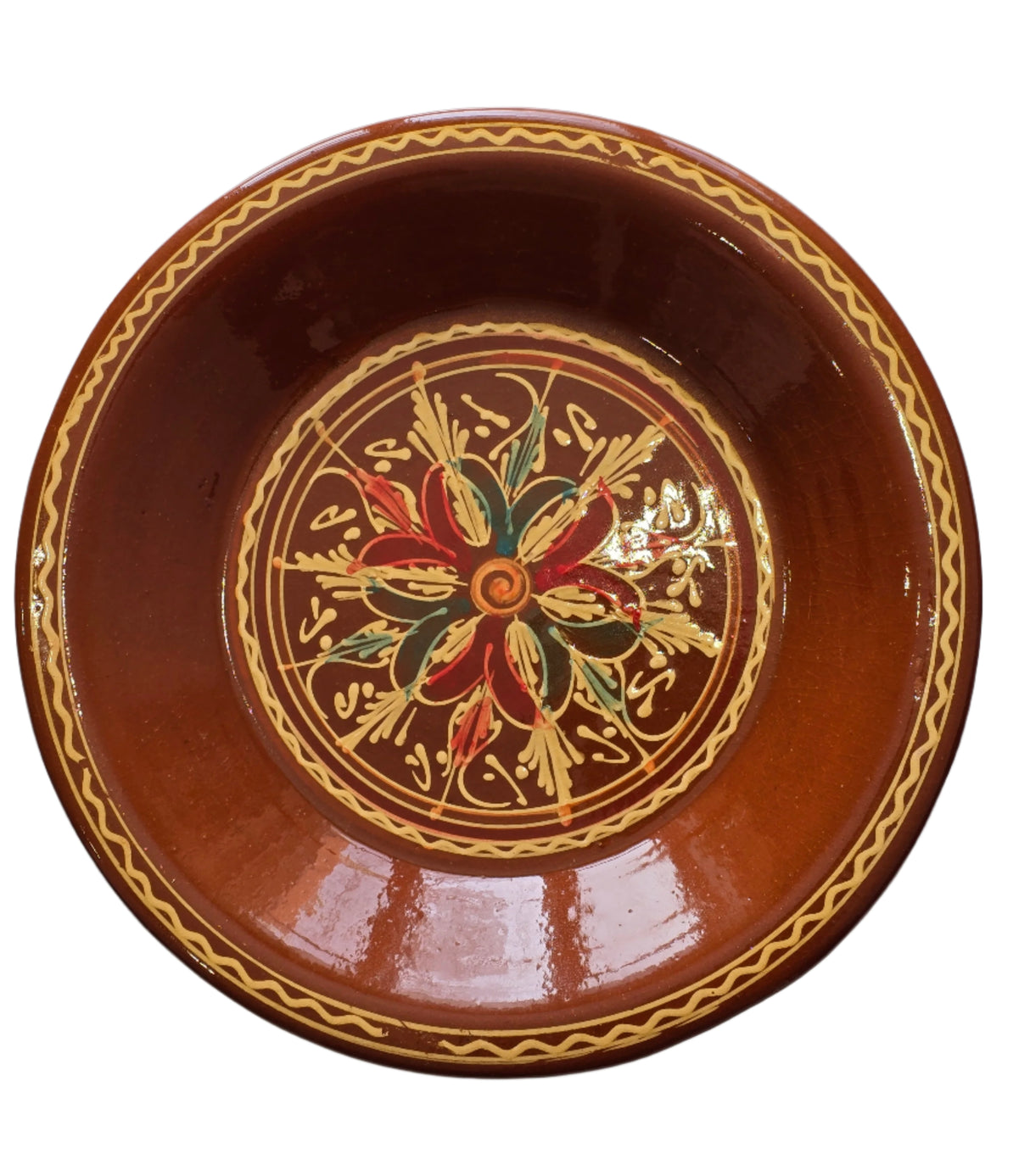 Kasriya clay plate, Moroccan Guessaa - 40cm