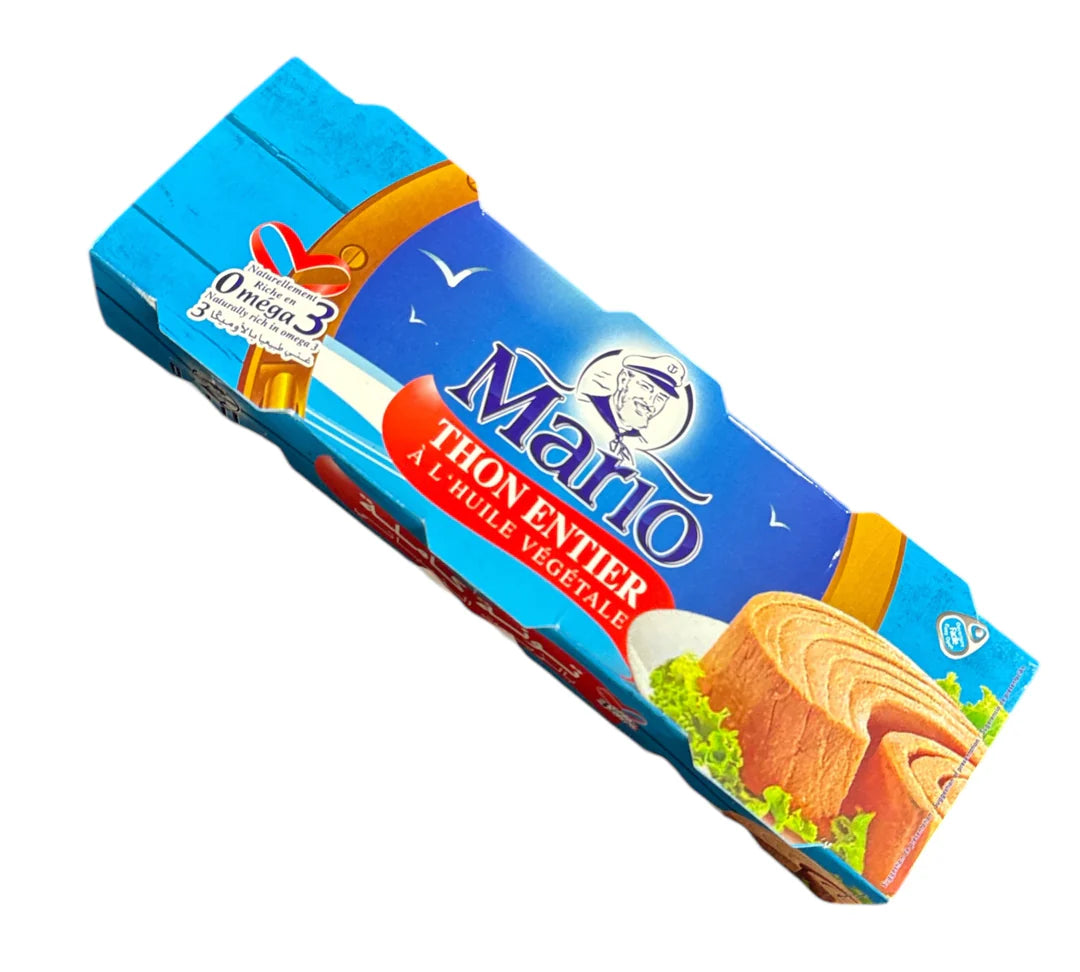 Mario Thon à l'huile de tournesol épicée 3x80g