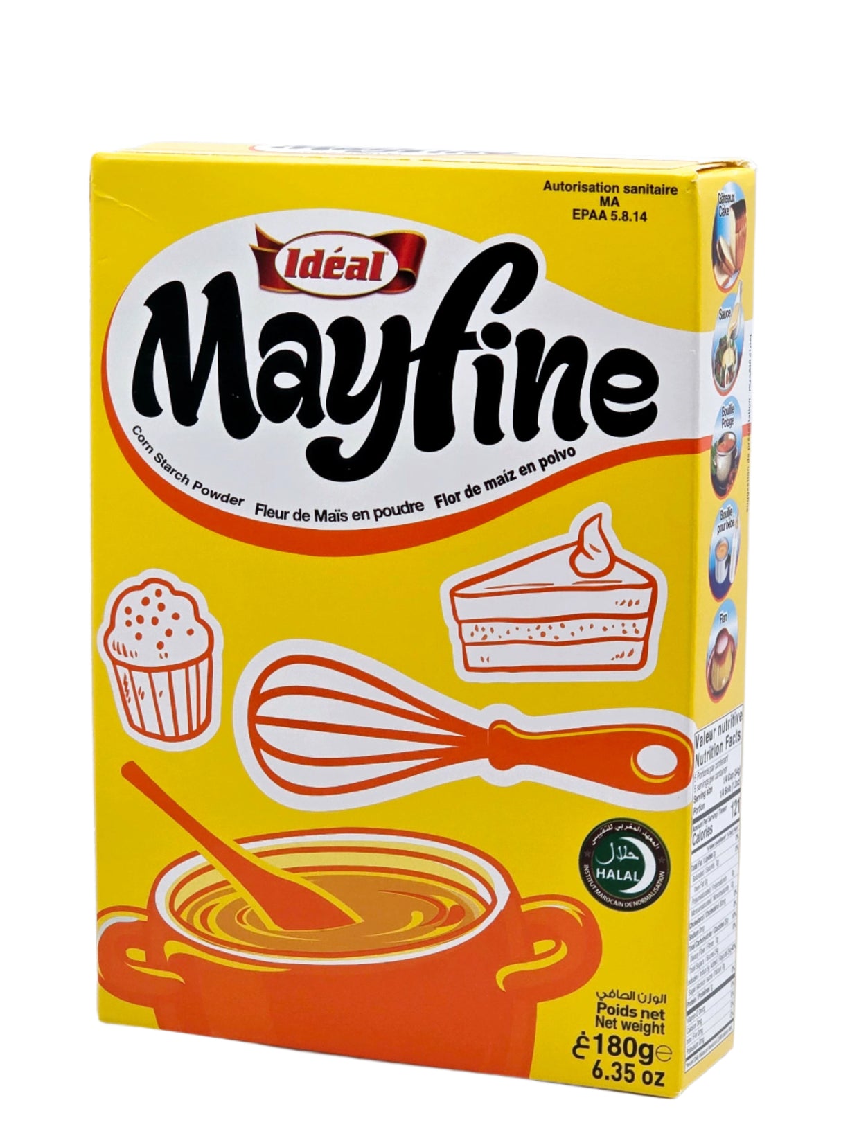 Ideal Mayfine Corn Starch powder 180g