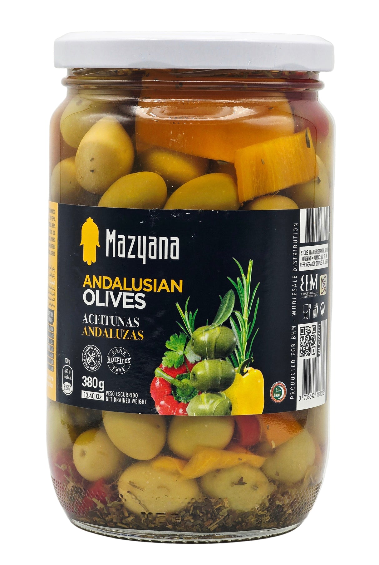 Mazyana Andalusian Olives 320g