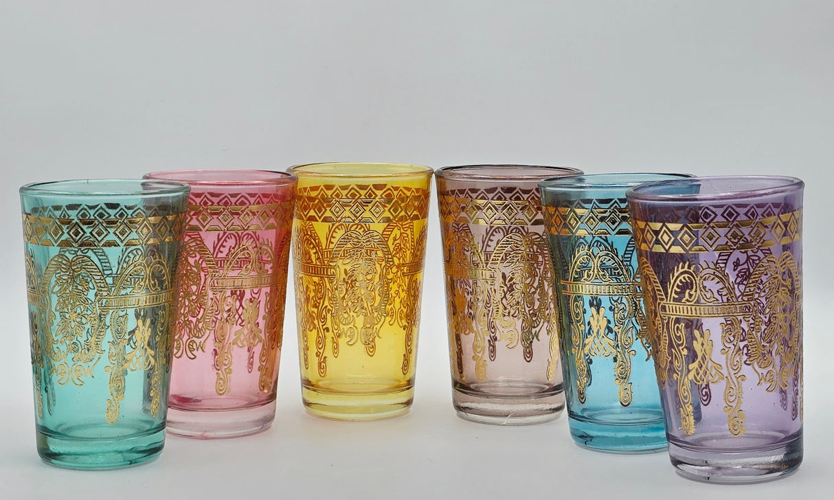 Traditional Tea cups Zellige design- Set of 6