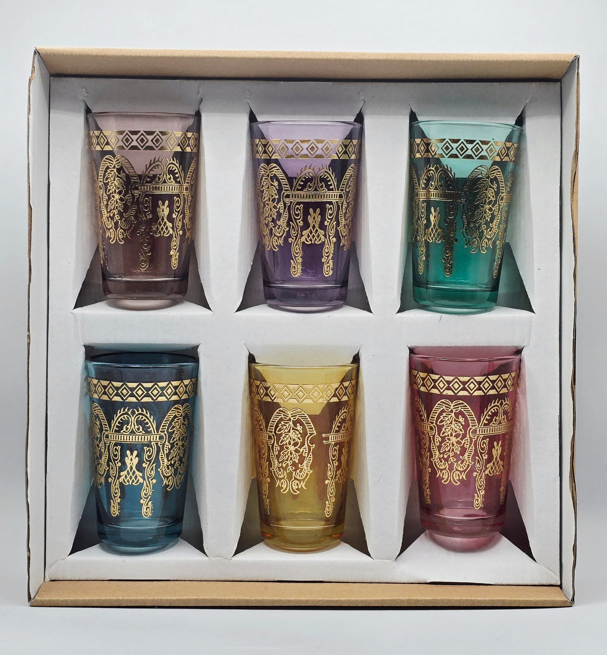 Traditional Tea cups Zellige design- Set of 6