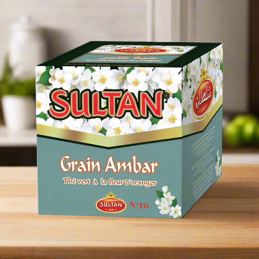 SULTAN Green Tea Ambar with Orange Blossom 150g