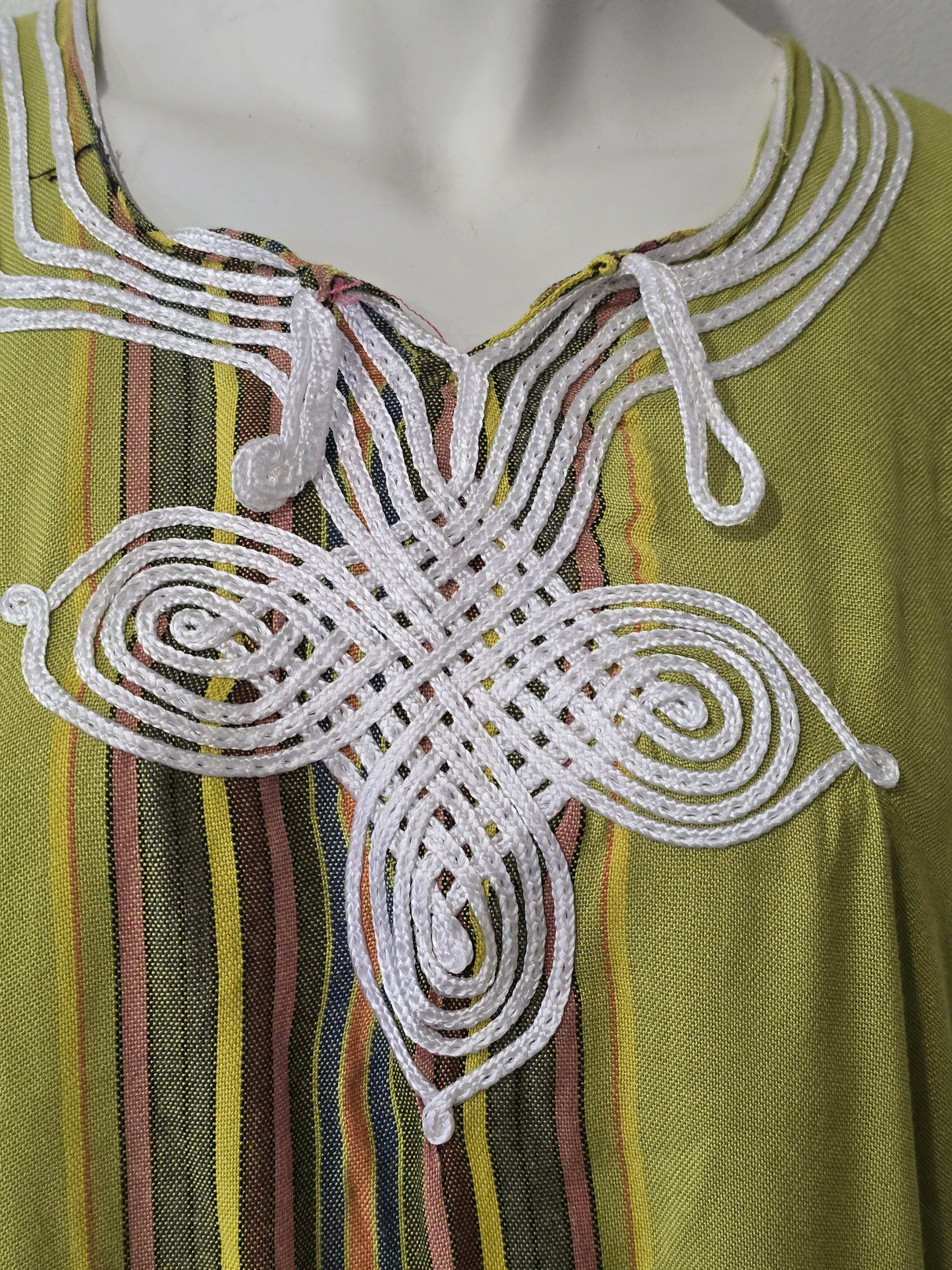 Traditional Moroccan Gandoura – Light Green