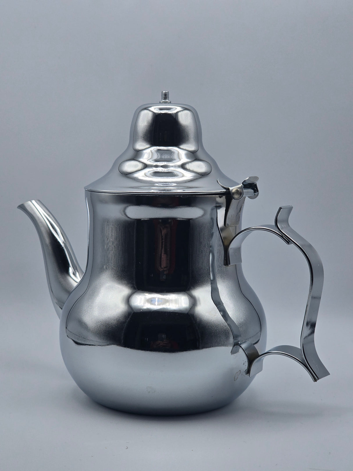 Théière marocaine en acier inoxydable 0,4L
