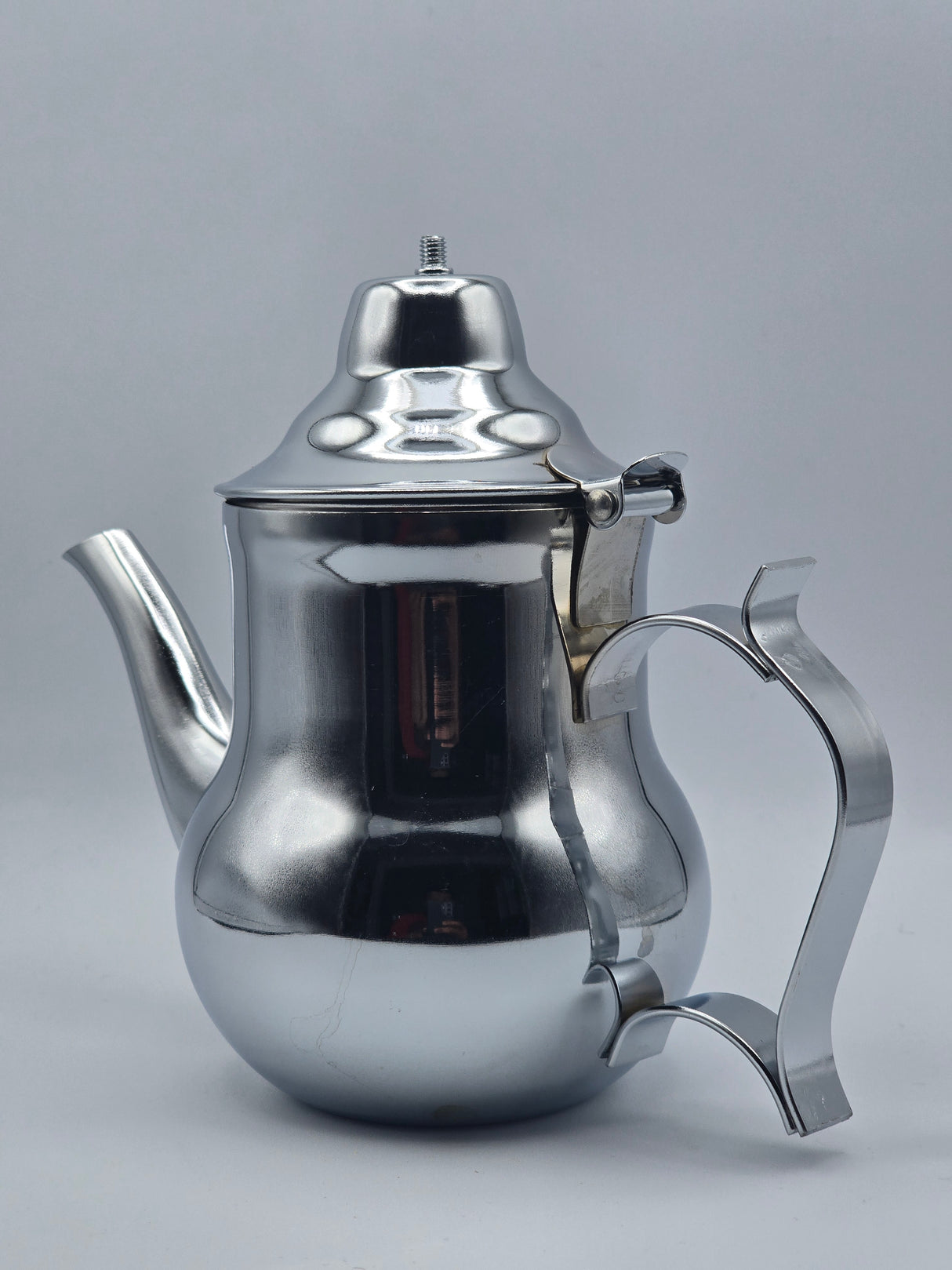 Théière Marocaine en Acier Inoxydable 1L