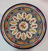 Kasriya Clay Plate Decorated 45 cm