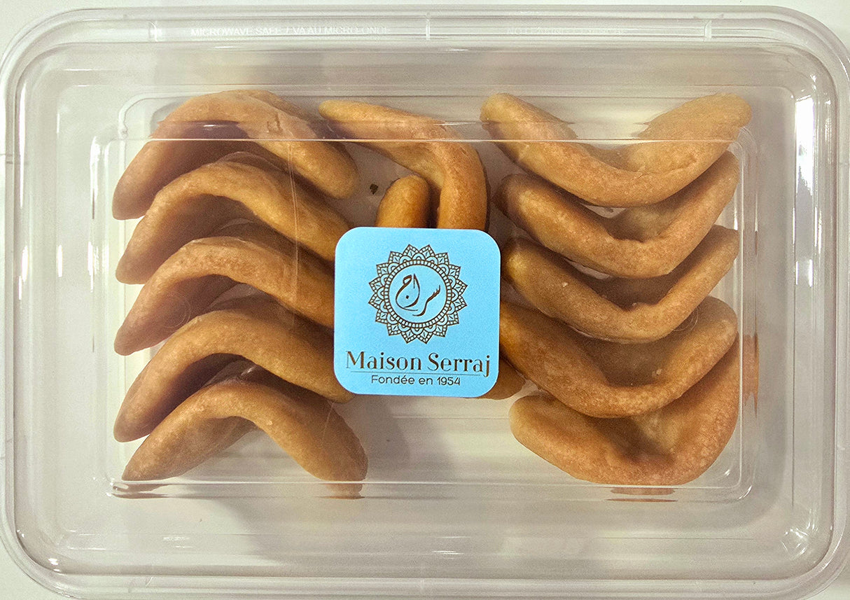 Gâteau marocain, Kaab Ghzal aux amandes (12 pièces) - 250g