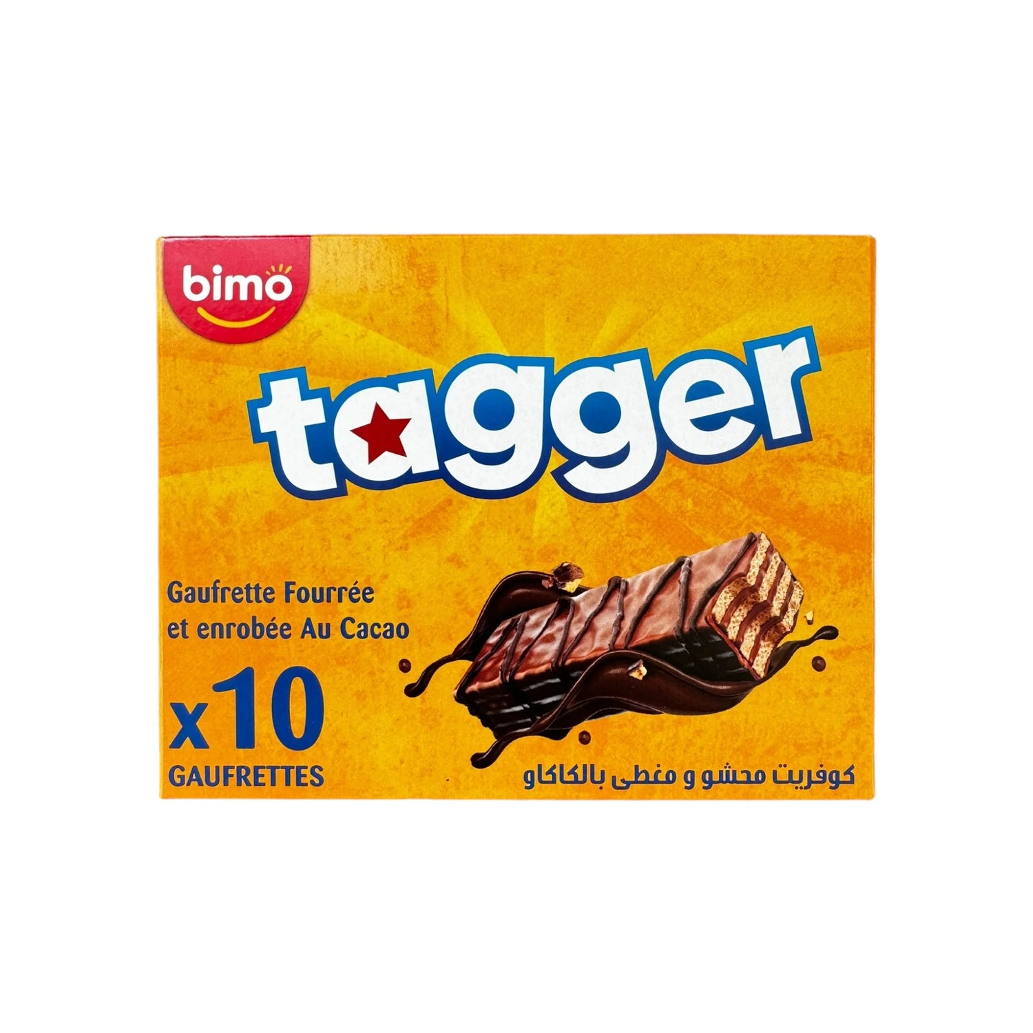 BIMO Tagger Chocolate Waffle 10x22g