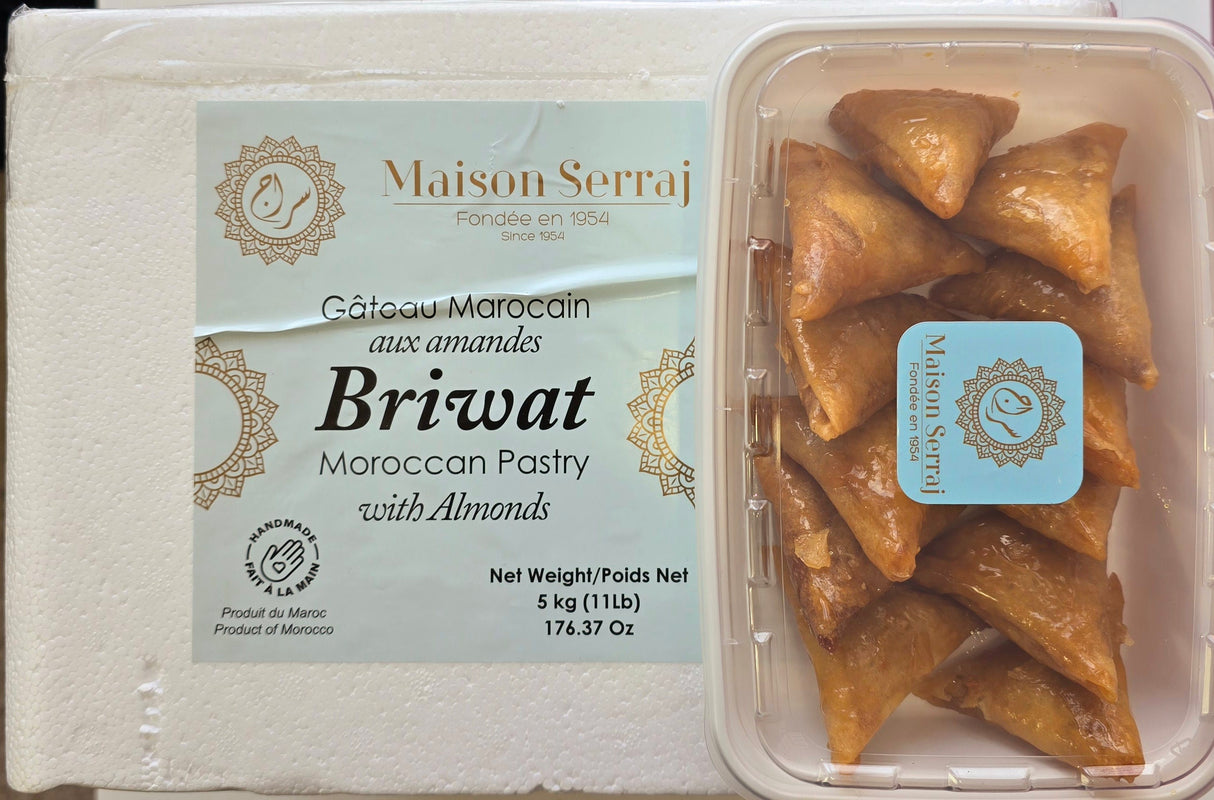 Briouat aux amandes, 12 pièces, Maison Serraj - 260 g