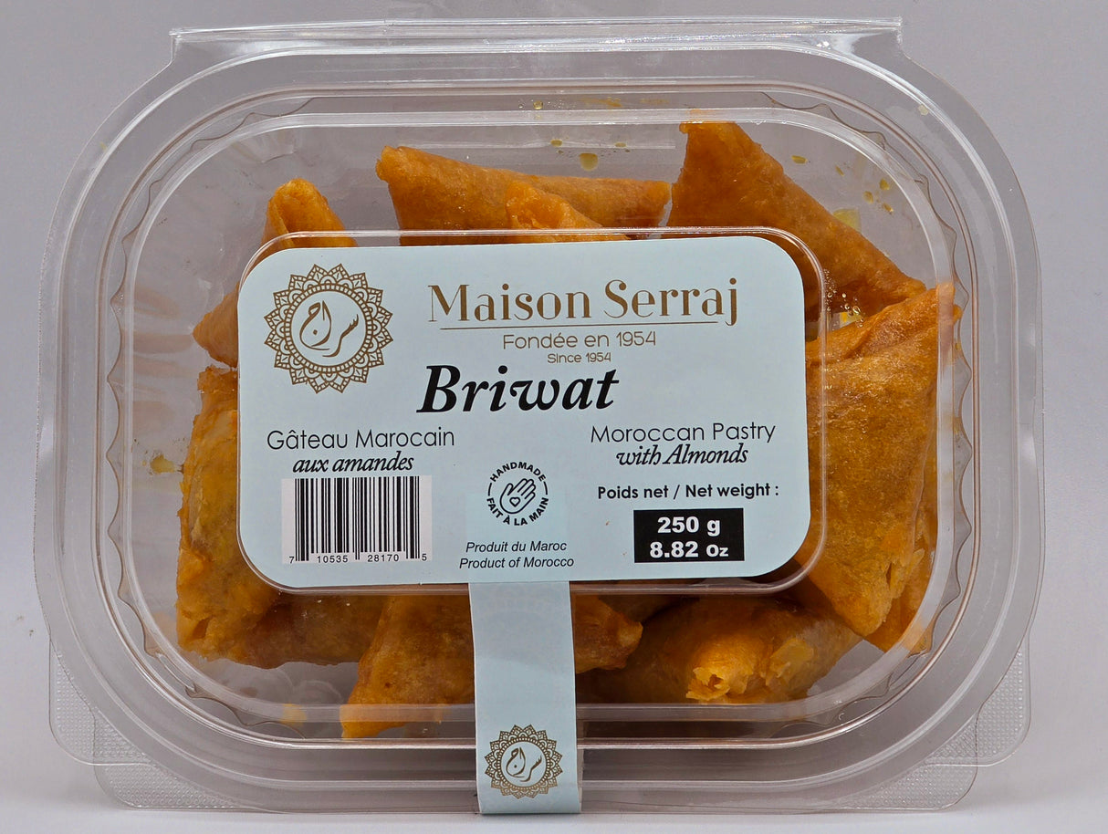 Briouat (Briwat) aux amandes 250g - Maison Serraj