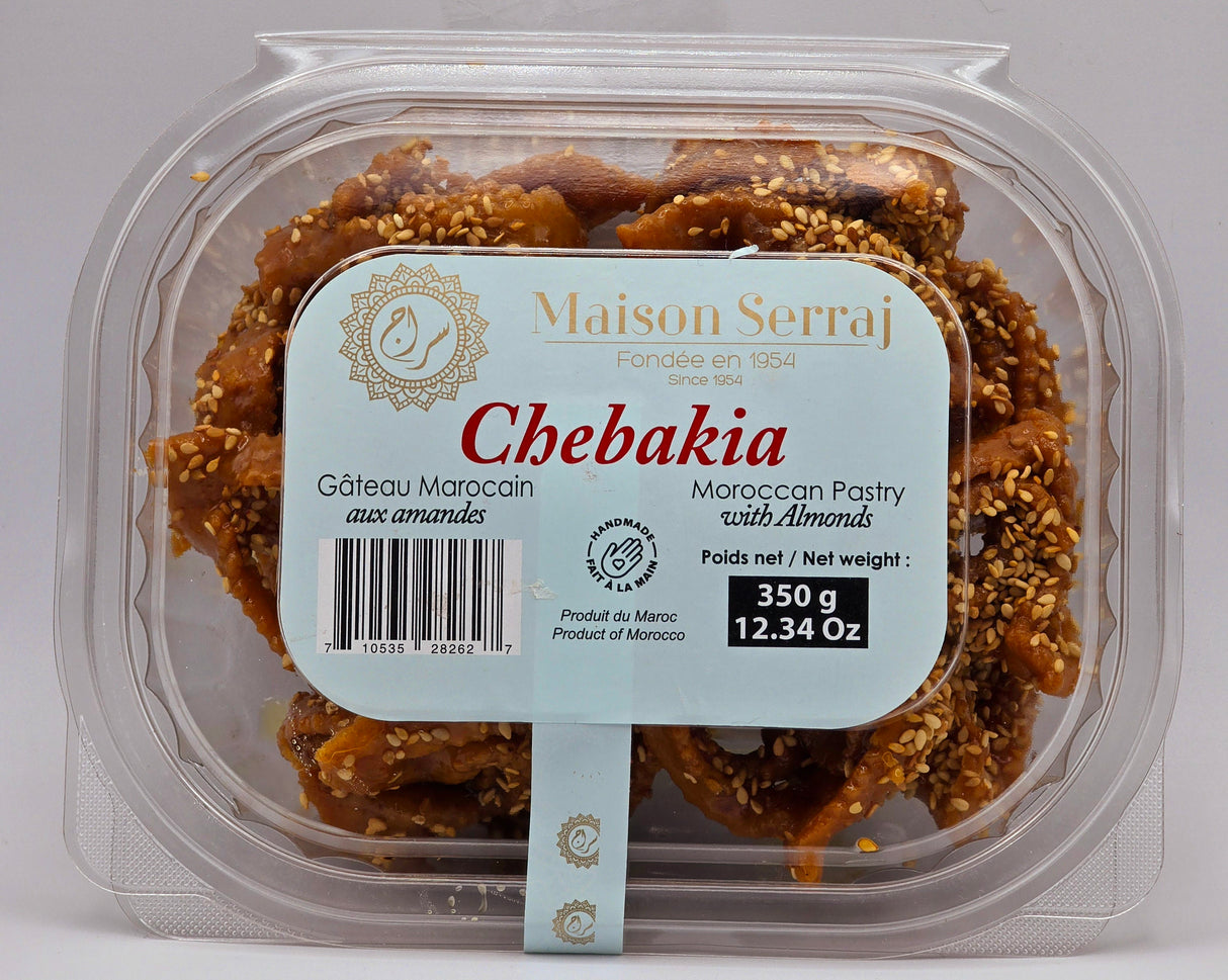 Chebakia aux amandes 350g -Maison Serraj