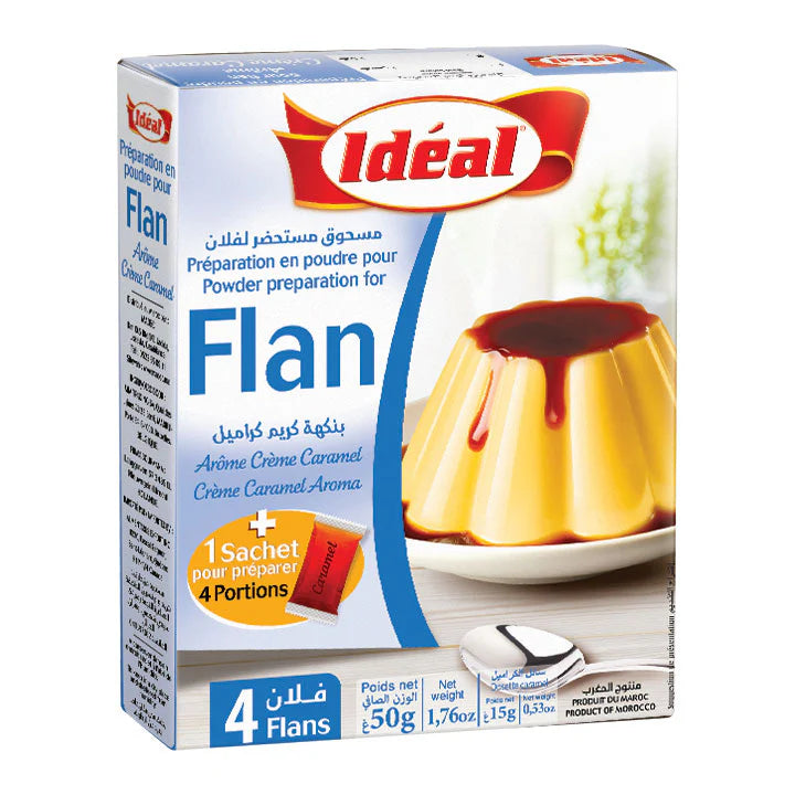 Flan Idéal Crème Pâtissière Caramel 50g