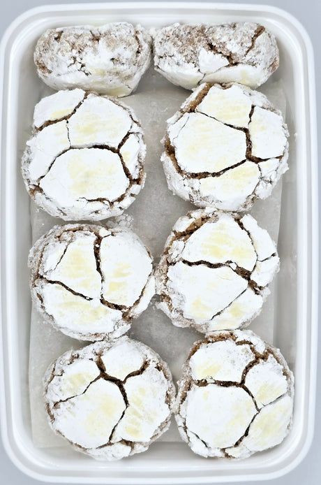 Gâteau Marocain - Ghouriba (Ghribat) aux noix et sucre glacé 12 pièces - 250g