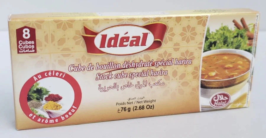 Halal IDEAL Broth stock Harira 8 cubes