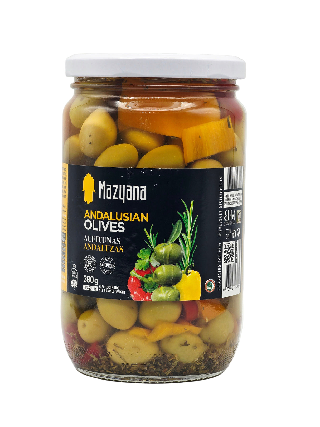 Mazyana Andalusian Olives 320g