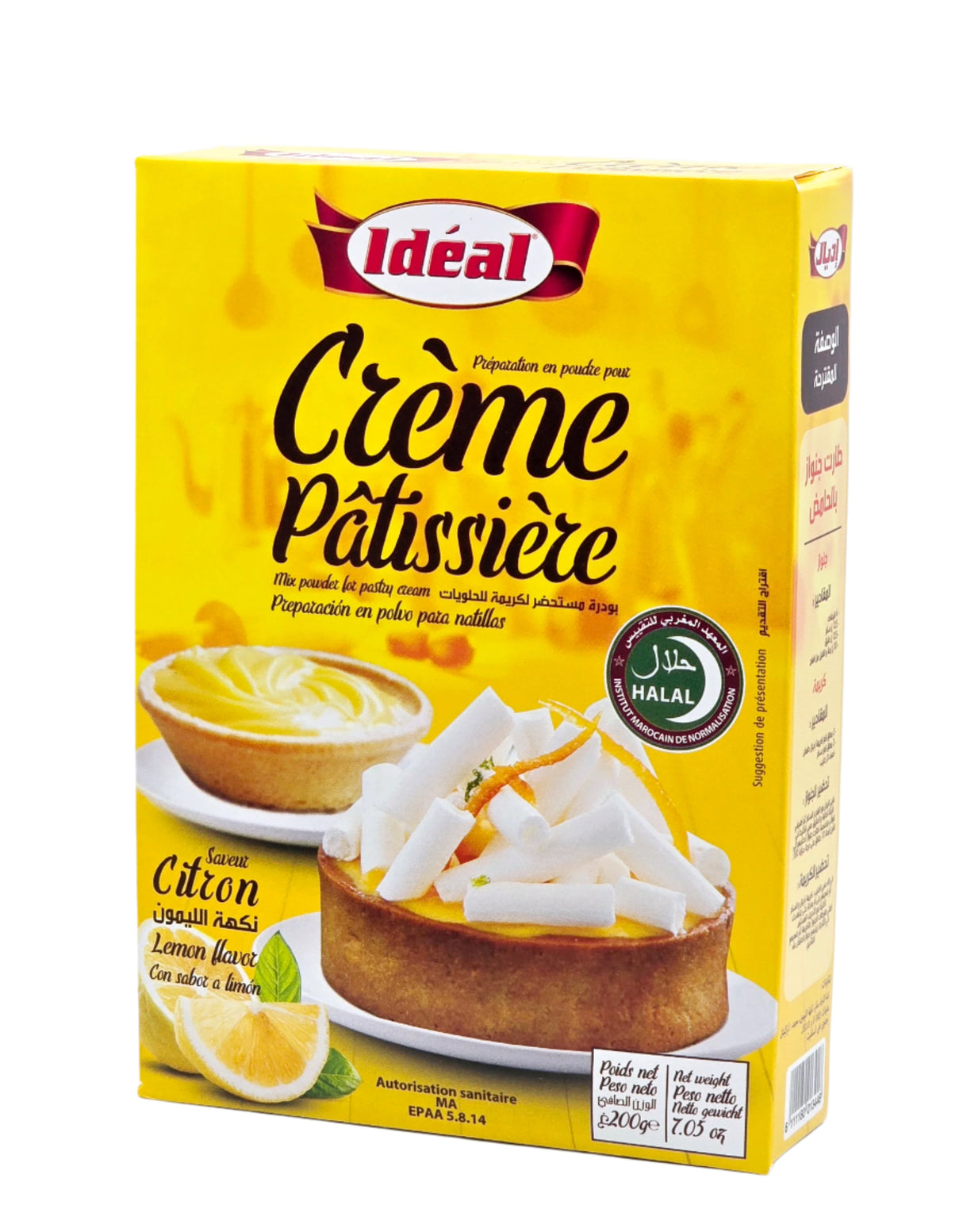 Crème Pâtissière Idéale Citron 200g