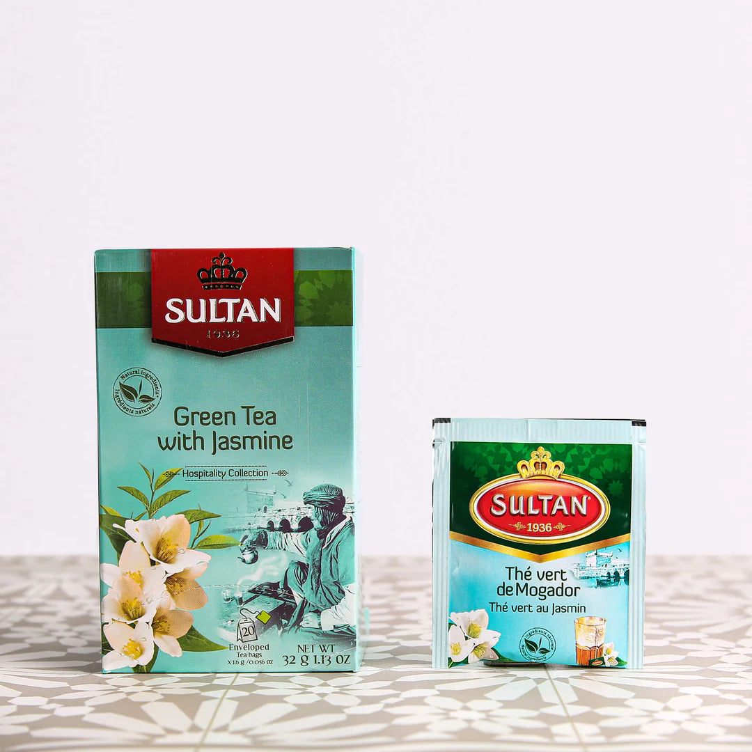 SULTAN Tisane Green Tea with Jasmine 20x bag – Maghreb Market