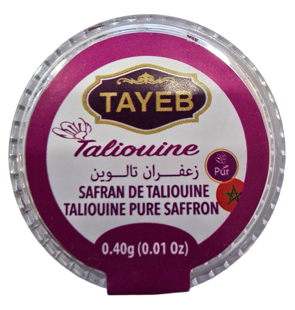 Tayeb Safran Pur de Taliouine Marocain 0,4g