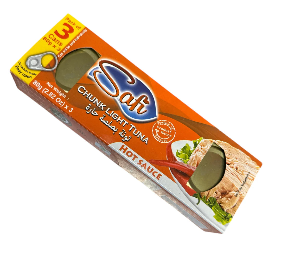 Thon Safi à l'huile de tournesol épicée 3x80g