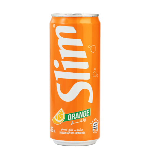 Soda à l'orange mince 330 ml