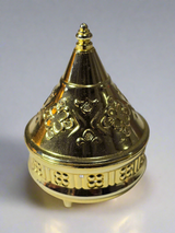 Petit tajine doré au décor