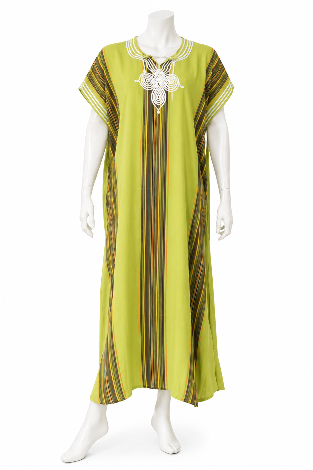Traditional Moroccan Gandoura – Light Green