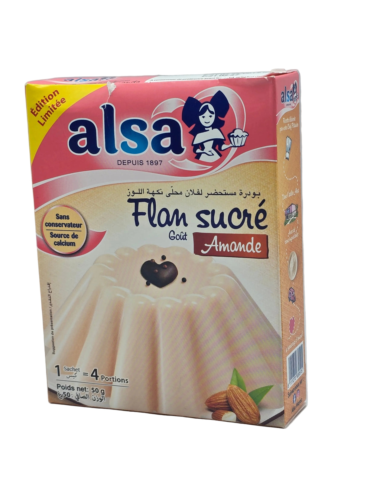 Flan Ideal custard Almond 50g